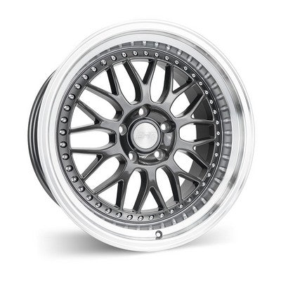 ESR Wheels SR01 Gunmetal/machine Lip 18x9.5 +35 5x100mm 72.6mm