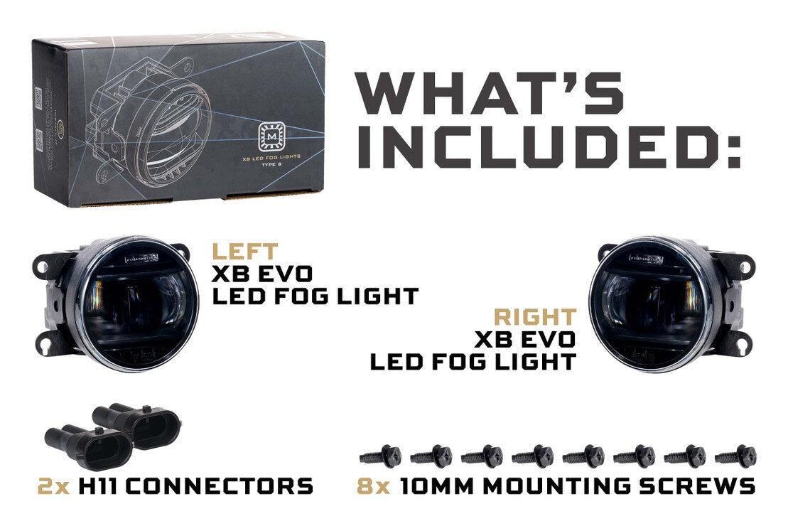 Subaru Type S (Round): Morimoto XB Evo / Evo+ Fog Lights - Fog Lights - Morimoto