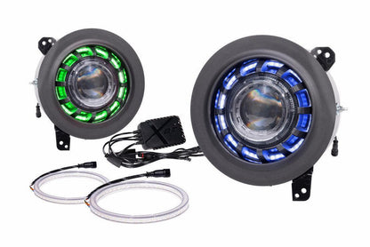 Super7 RGBW Halo System: Jeep JL/JT - LED Halos/Strips - Morimoto