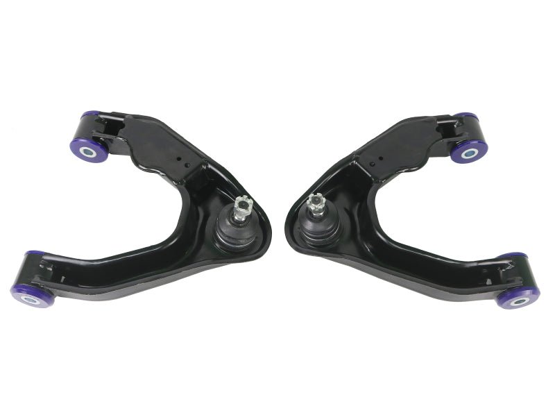 SuperPro 98 - 04 Nissan Frontier 2WD D22 Front Upper Control Arm Set Control Arms