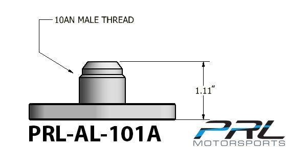 PRL T3/T4 Turbo -10AN Ported Oil Drain Flange Standard