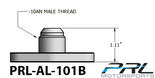 PRL T3/T4 Turbo -10AN Ported Oil Drain Flange Standard