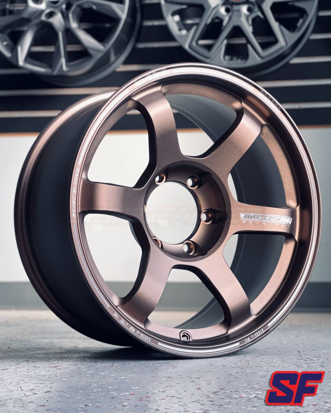 Rays TE37 LARGE P.C.D. PM II 18x9 +0 6x139.7 Bronze Almight