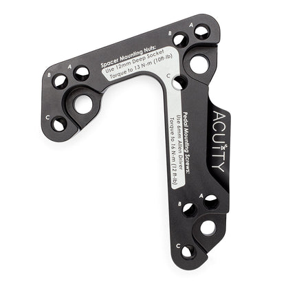 Throttle Pedal Spacer for the Left-Hand-Drive Vehicles