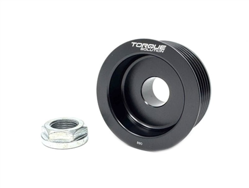 Torque Solution 2022+ Subaru BRZ / 2022+ Toyota GR86 Lightweight Alternator Pulley Pulleys - Crank, Underdrive