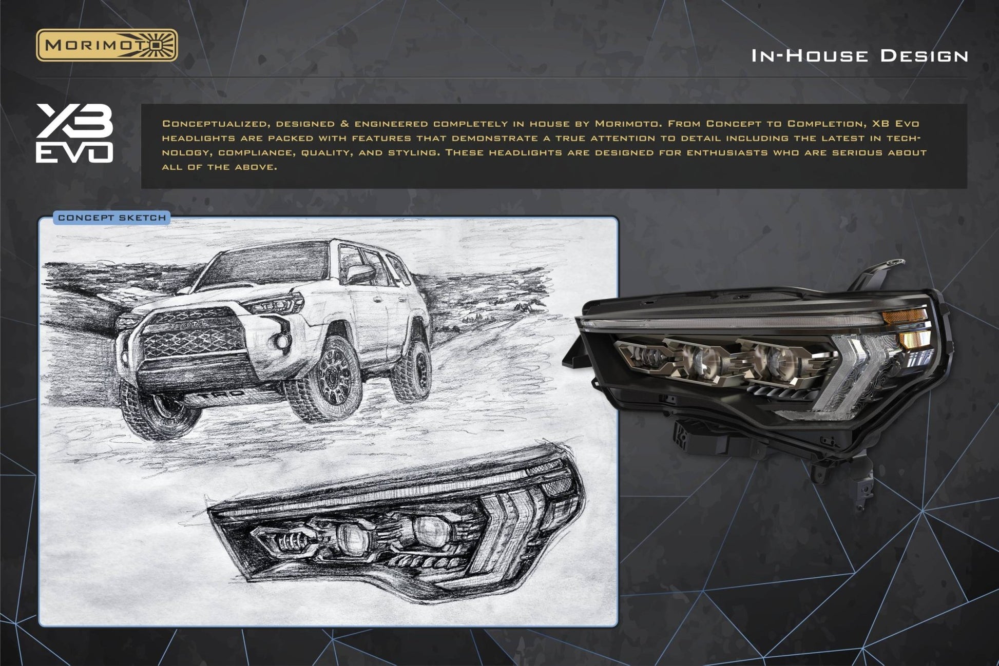 Toyota 4Runner (14 - 24): XB Evo Headlights - Headlights - Morimoto XB LED Headlights
