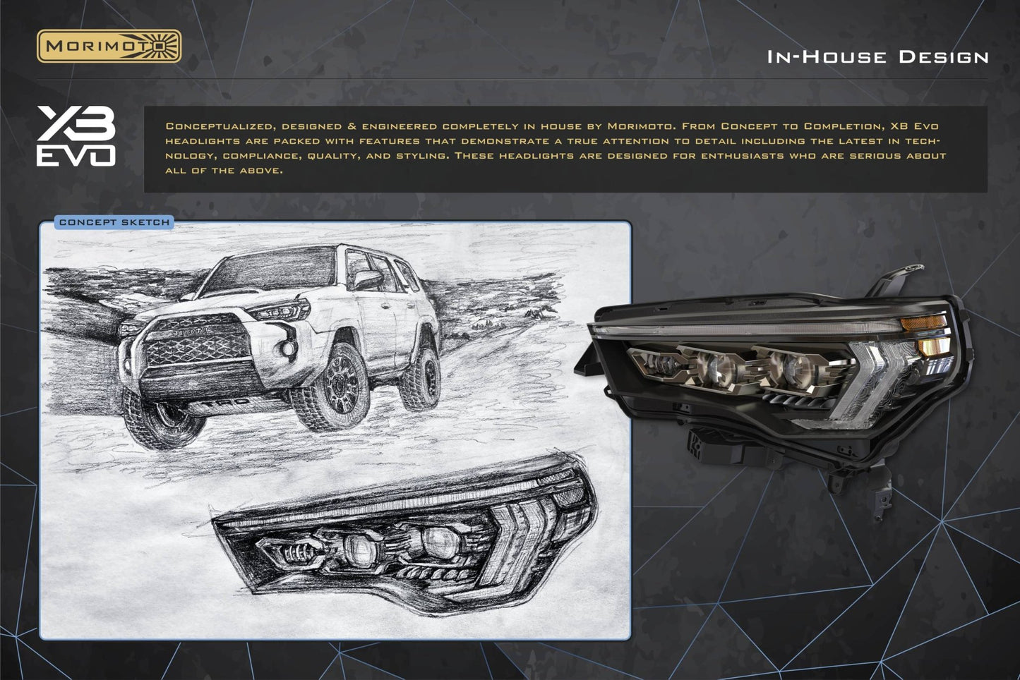 Toyota 4Runner (14 - 24): XB Evo Hybrid Headlights - Headlights - Morimoto XB LED Headlights