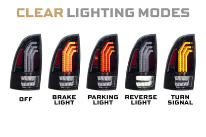 Toyota Tacoma (05 - 15): Morimoto XB LED Tail Lights (Clear) - Tail Lights - Morimoto XB LED Tails
