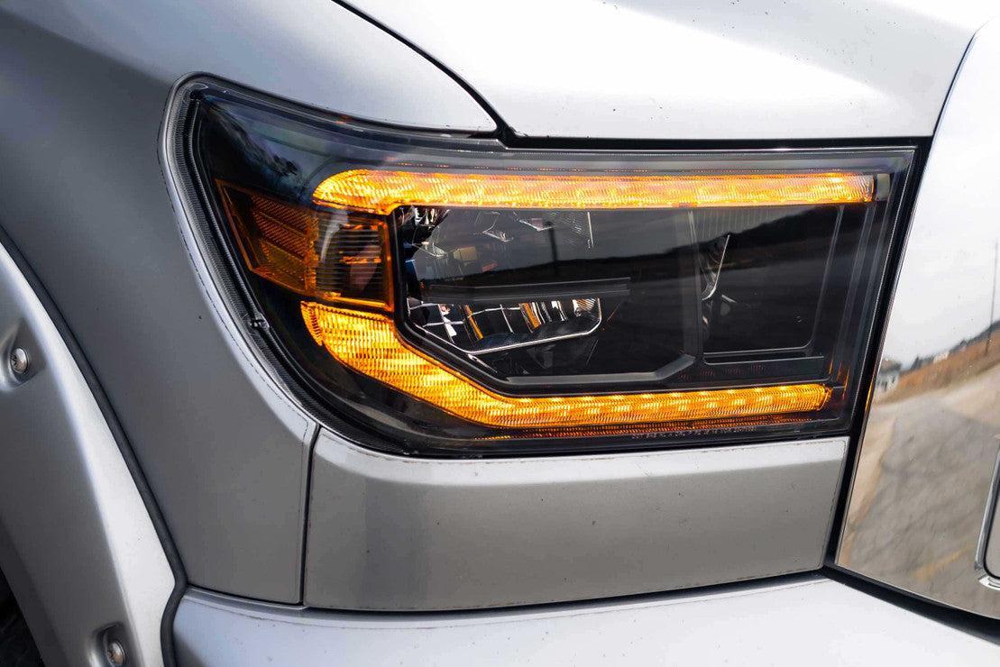 Toyota Tundra (07 - 13) Sequoia (08 - 18): Morimoto XB LED Headlights (Amber DRL) - Headlights - Morimoto XB LED Headlights