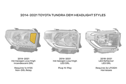 Toyota Tundra (14 - 21): Morimoto XB LED Headlights (White DRL /Gen 2) - Headlights - Morimoto XB LED Headlights