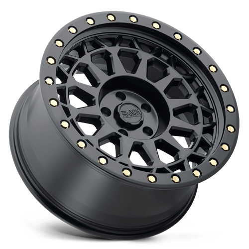 Black Rhino PRIMM Matte Black W/ Brass Bolts 20x9.5 0 5x127mm 71.5mm