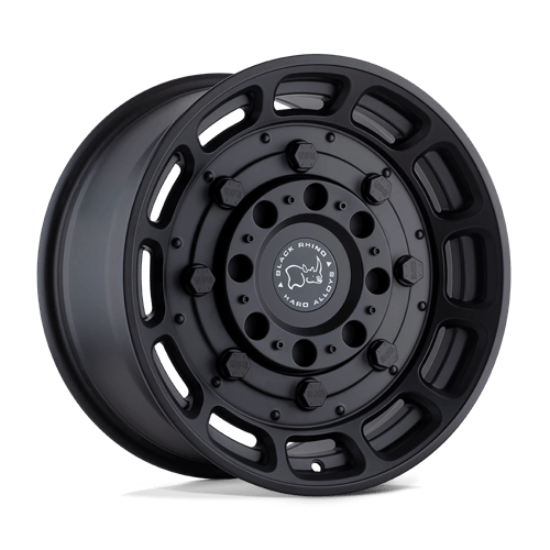 Black Rhino WARTHOG Matte Black 20x9.5 +12 6x114.3mm 76.1mm
