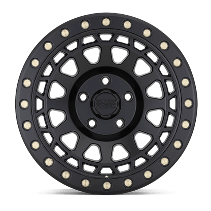 Black Rhino PRIMM Matte Black W/ Brass Bolts 18x9.5 +12 5x150mm 110.1mm