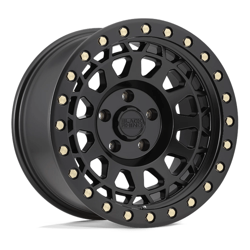 Black Rhino PRIMM Matte Black W/ Brass Bolts 20x9.5 -18 5x127mm 71.5mm