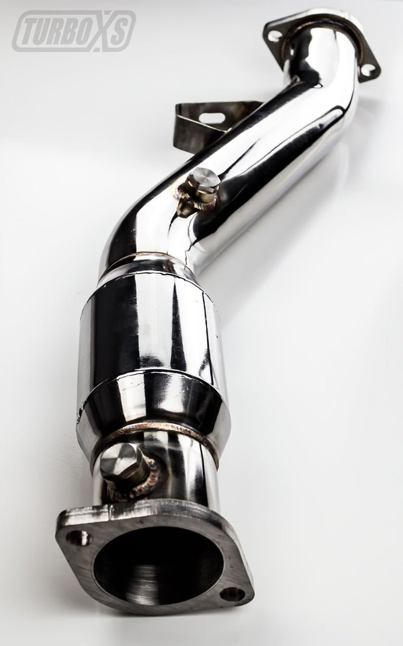 Turbo XS 02 - 07 WRX - STi / 04 - 08 Forester XT High Flow Catalytic Converter Pipe - Connecting Pipes - Turbo XS