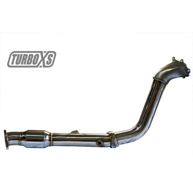 Turbo XS 02 - 07 WRX - STi / 04 - 08 Forester XT High Flow Catted Downpipe - Downpipes - Turbo XS