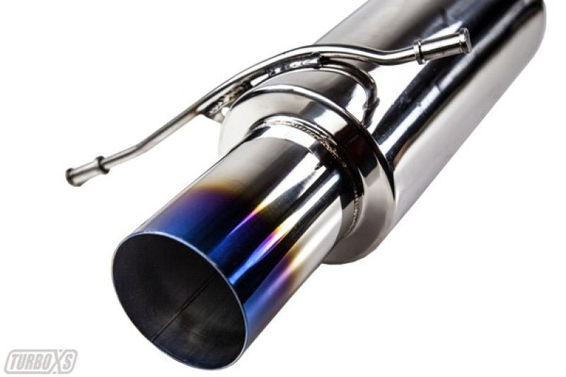Turbo XS 02 - 07 WRX - STi Rear Muffler Assembly w/ Titanium Tip - Muffler - Turbo XS