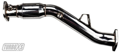 Turbo XS 08 - 12 WRX - STi / 04 - 09 LGT High Flow Catalytic Converter Pipe - Connecting Pipes - Turbo XS