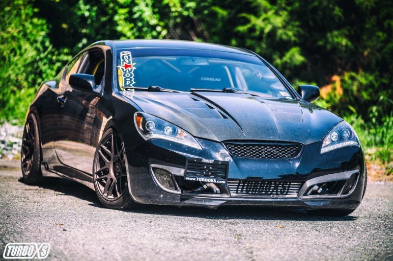 Turbo XS 09 - 14 Hyundai Genesis Coupe License Plate Relocation Kit - License Plate Relocation - Turbo XS