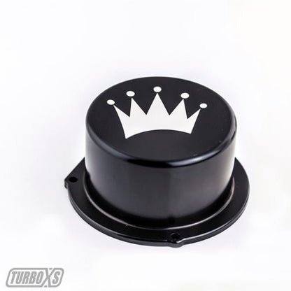 Turbo XS 15 - 16 Subaru WRX Billet Aluminum Vacuum Pump Cover - Black - Engine Covers - Turbo XS