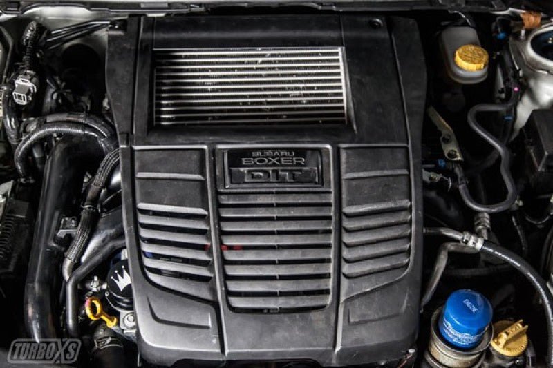 Turbo XS 15 - 16 Subaru WRX Billet Aluminum Vacuum Pump Cover - Black - Engine Covers - Turbo XS