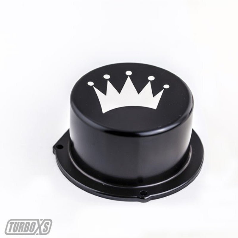 Turbo XS 15 - 16 Subaru WRX Billet Aluminum Vacuum Pump Cover - Black - Engine Covers - Turbo XS