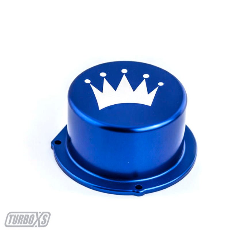 Turbo XS 15 - 16 Subaru WRX Billet Aluminum Vacuum Pump Cover - Blue - Engine Covers - Turbo XS