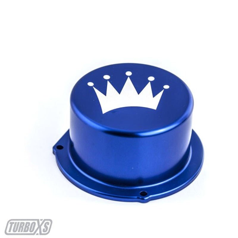 Turbo XS 15 - 16 Subaru WRX Billet Aluminum Vacuum Pump Cover - Blue - Engine Covers - Turbo XS