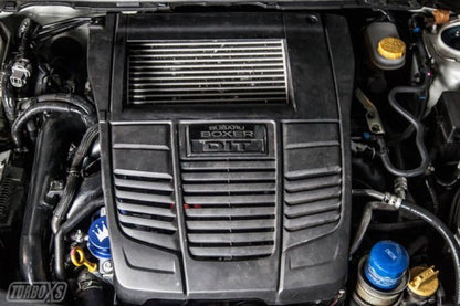 Turbo XS 15 - 16 Subaru WRX Billet Aluminum Vacuum Pump Cover - Blue - Engine Covers - Turbo XS