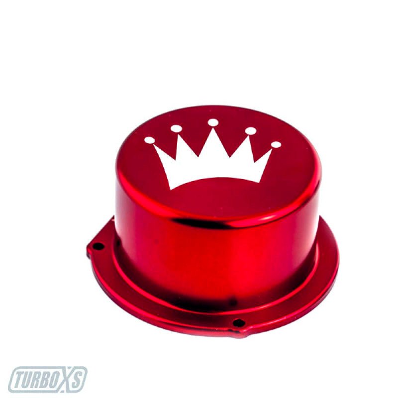 Turbo XS 15 - 16 Subaru WRX Billet Aluminum Vacuum Pump Cover - Red - Engine Covers - Turbo XS