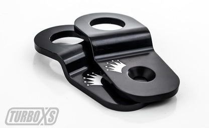 Turbo XS 15 - 16 Subaru WRX/STI Billet Aluminum Radiator Stay - Black - Radiator Stays - Turbo XS