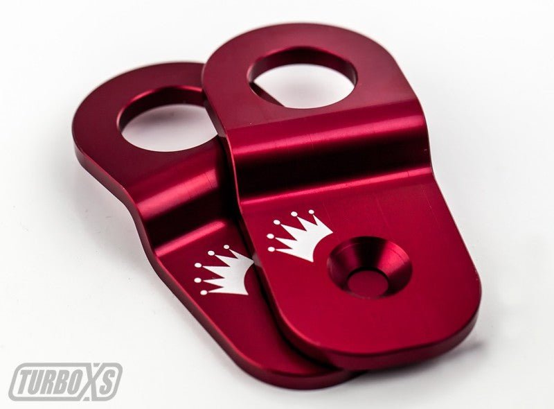 Turbo XS 15 - 16 Subaru WRX/STI Billet Aluminum Radiator Stay - Red - Radiator Stays - Turbo XS