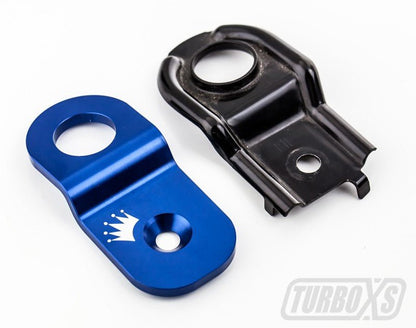 Turbo XS 15 - 16 Subaru WRX/STI Billet Aluminum Radiator Stay - Red - Radiator Stays - Turbo XS