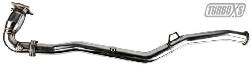 Turbo XS 2015 Subaru WRX M/T Catted Front Pipe - Connecting Pipes - Turbo XS