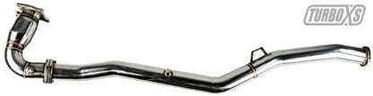 Turbo XS 2015 Subaru WRX M/T Catted Front Pipe - Connecting Pipes - Turbo XS