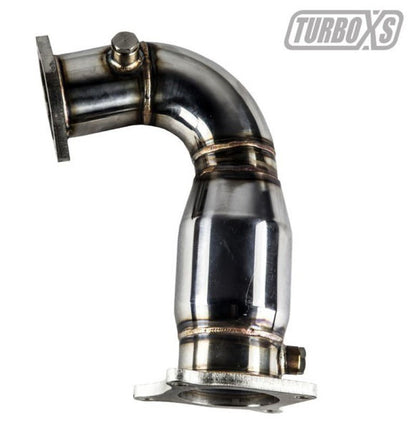 Turbo XS 2015 Subaru WRX M/T Catted Front Pipe - Connecting Pipes - Turbo XS