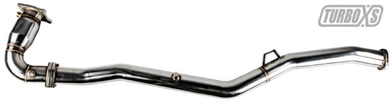 Turbo XS 2015 Subaru WRX M/T Catted Front Pipe - Connecting Pipes - Turbo XS