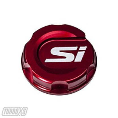 Turbo XS 2016+ Honda Civic Red Oil Cap - Oil Caps - Turbo XS