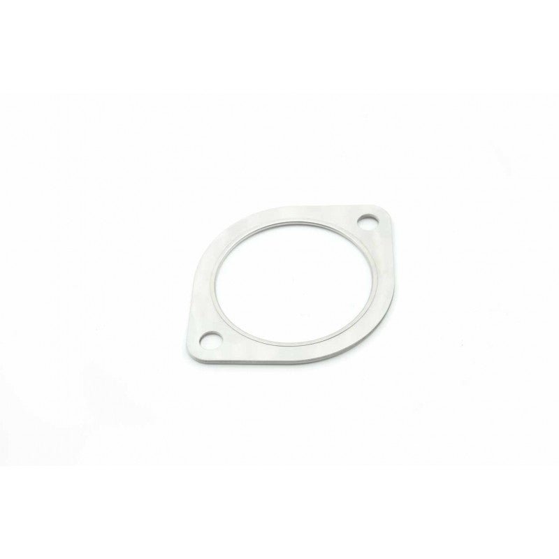 Turbo XS 76mm (3in) ID 2 Hole 105mm Bolt Hole Distance 7 Layer 304SS 1.75mm Thick Gasket - Exhaust Gaskets - Turbo XS