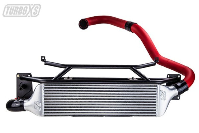 Turbo XS FMIC for 15 - 16 Subaru WRX - Wrinkle Red Pipes - Intercooler Kits - Turbo XS