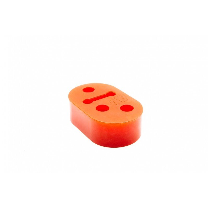 Turbo XS Universal 12mm Two Position Polyurethane Exhaust Hanger - Red - Exhaust Hangers - Turbo XS