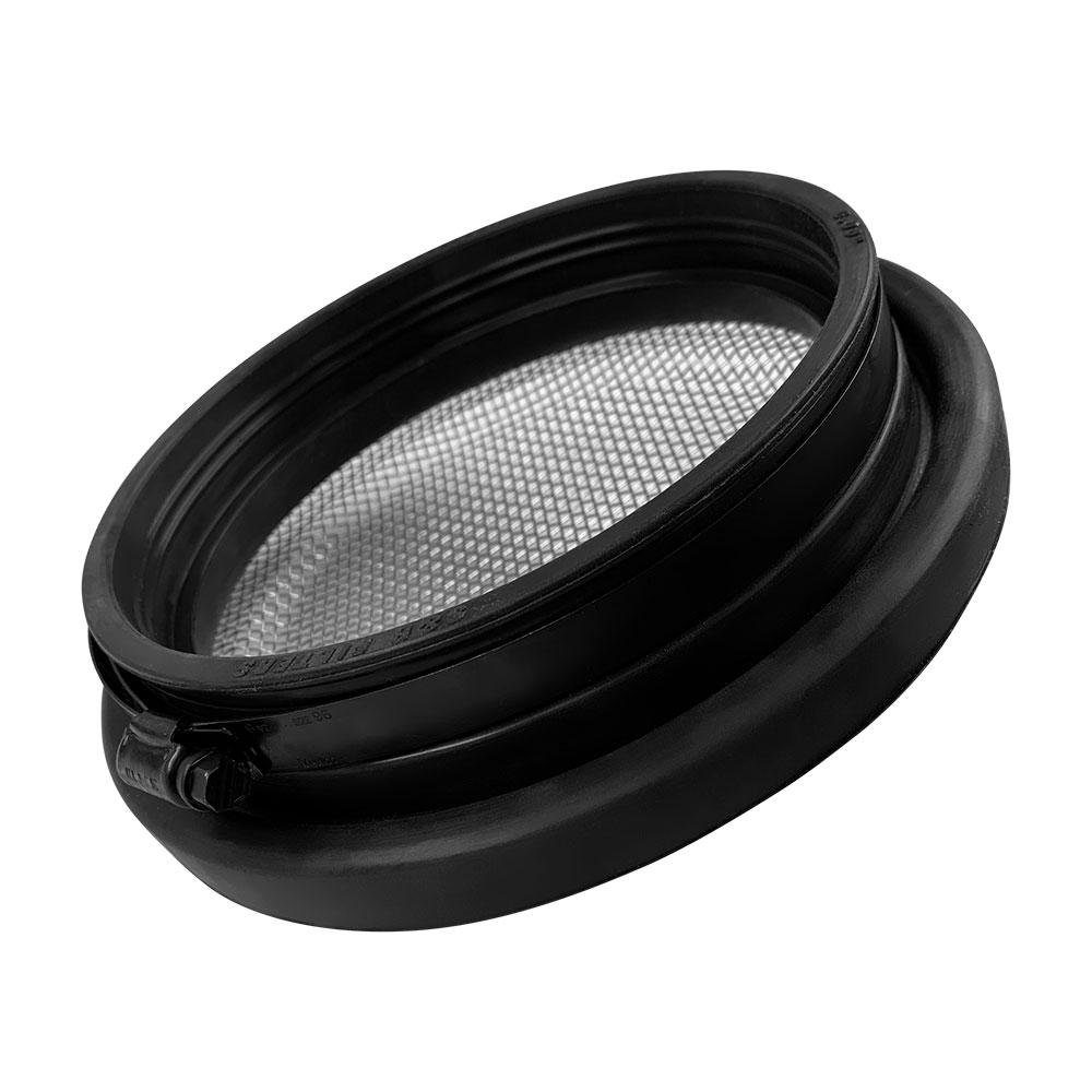 Universal S&B Turbo Screen Guard W/ Velocity Stack (Black) (77 - 30XX) - Turbo Kit Accessory - S&B Filters