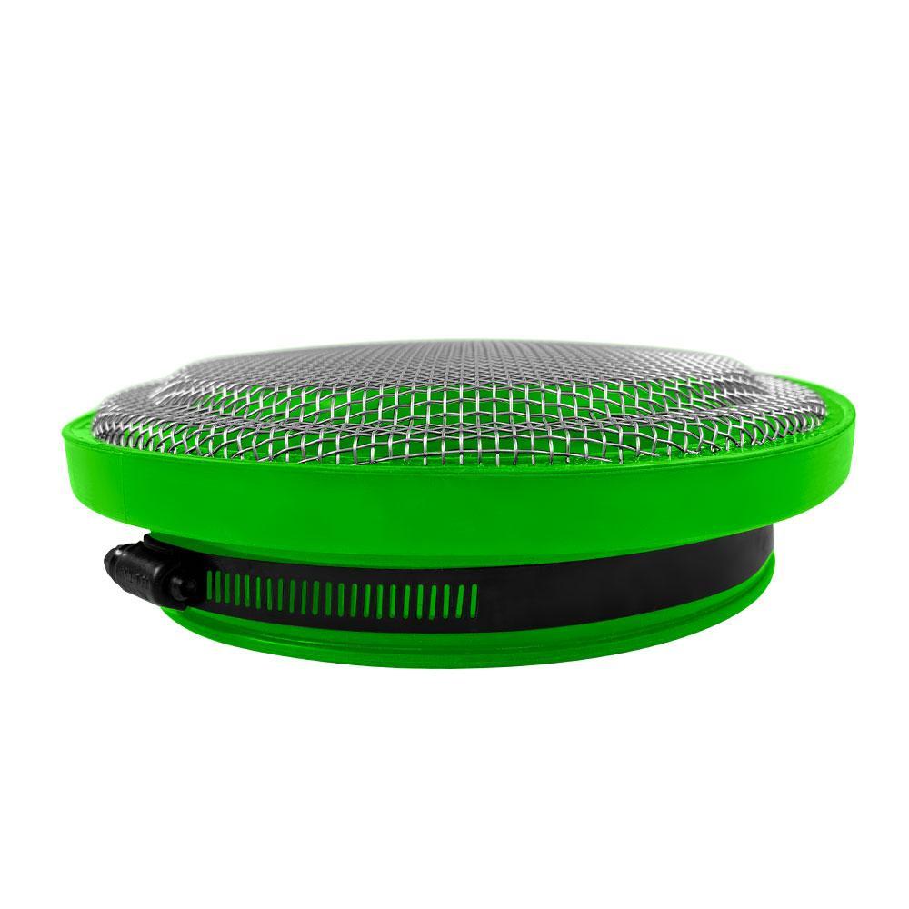 Universal S&B Turbo Screen Guard W/ Velocity Stack (Green) (77 - 30XX) - Turbo Kit Accessory - S&B Filters