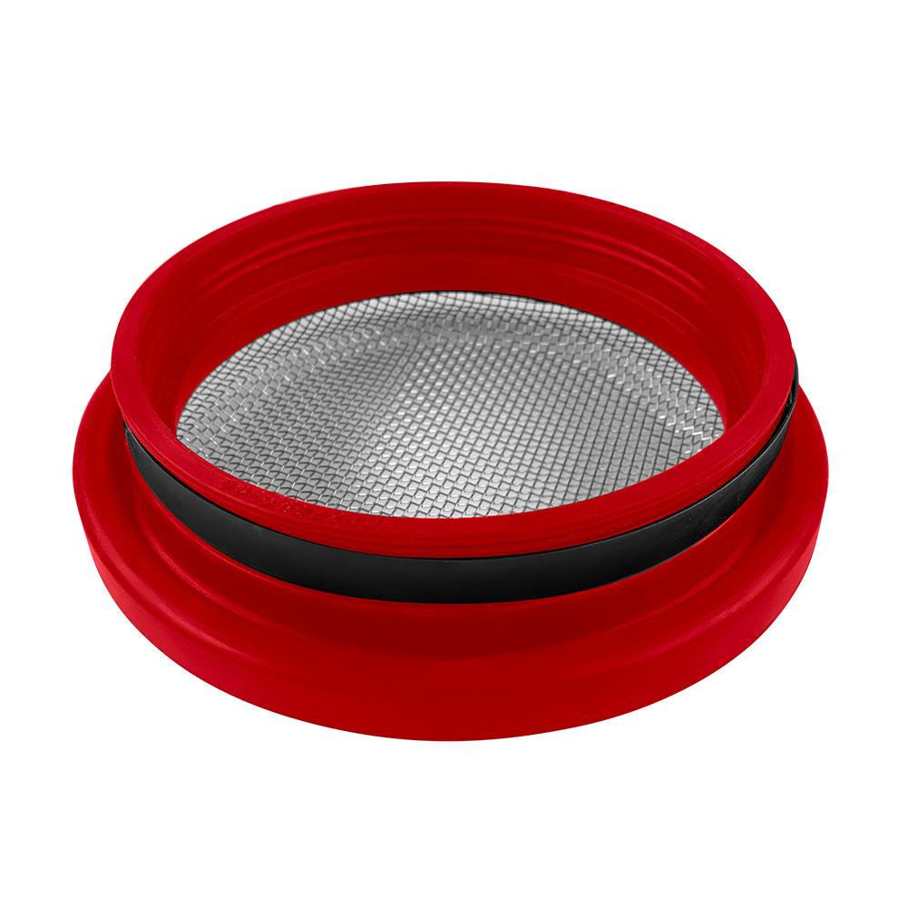 Universal S&B Turbo Screen Guard W/ Velocity Stack (Red) (77 - 30XX) - Turbo Kit Accessory - S&B Filters