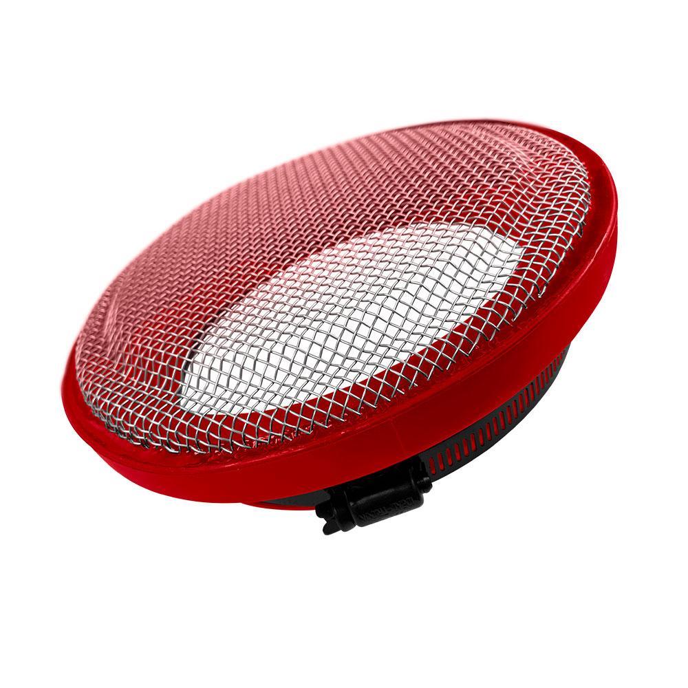 Universal S&B Turbo Screen Guard W/ Velocity Stack (Red) (77 - 30XX) - Turbo Kit Accessory - S&B Filters