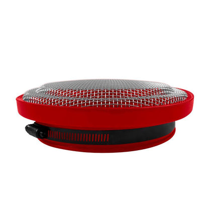 Universal S&B Turbo Screen Guard W/ Velocity Stack (Red) (77 - 30XX) - Turbo Kit Accessory - S&B Filters