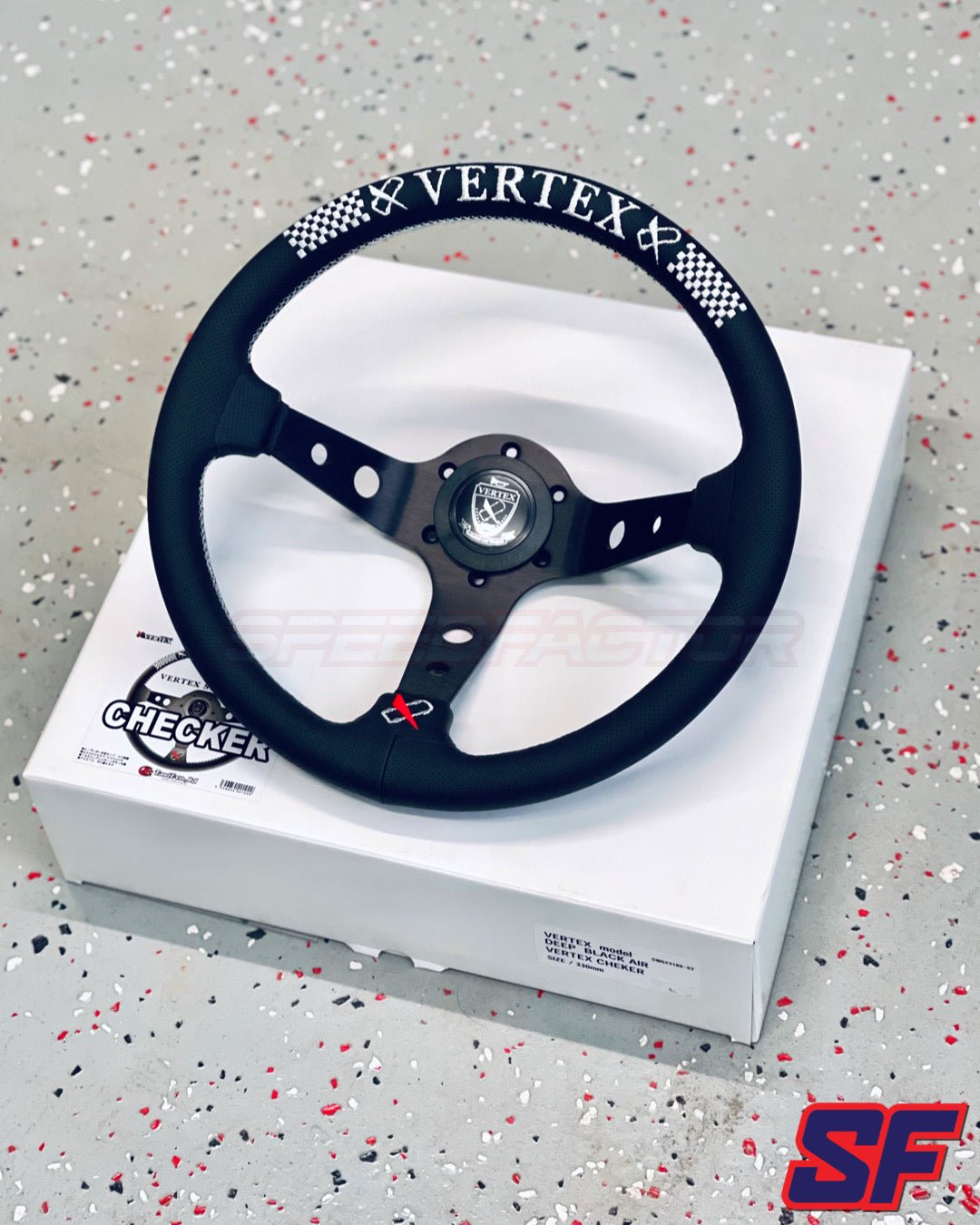 VERTEX CHECKER 330MM Steering Wheels