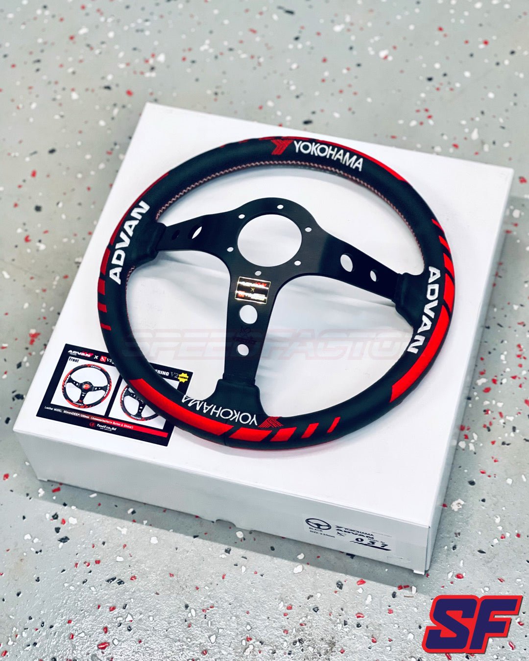 VERTEX x YOKOHAMA LEATHER LIMITED 330MM Steering Wheels