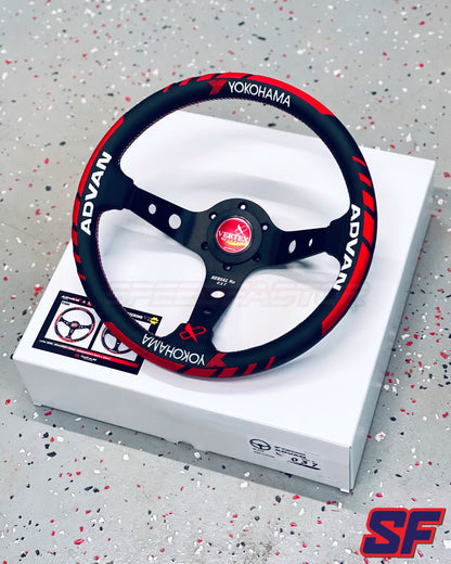 VERTEX x YOKOHAMA LEATHER LIMITED 330MM Steering Wheels