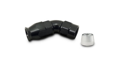 Vibrant -10AN 45 Degree Hose End Fitting for PTFE Lined Hose-Fittings-Vibrant